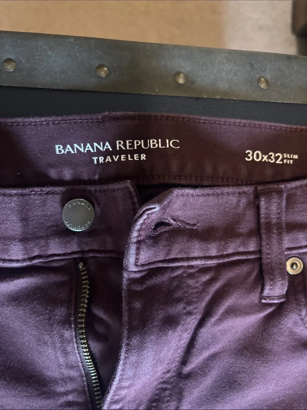 Banana Republic Men's Maroon Pants